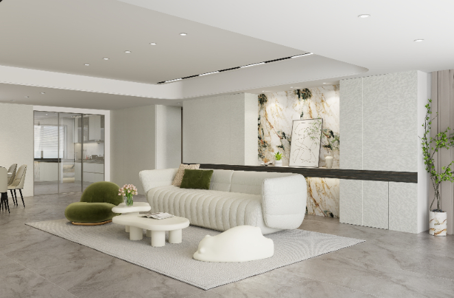 簡奢大宅丨黑白灰+大理石構(gòu)筑更純粹的高級氣場，重塑精英生活